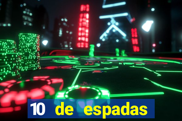 10 de espadas tarot amor